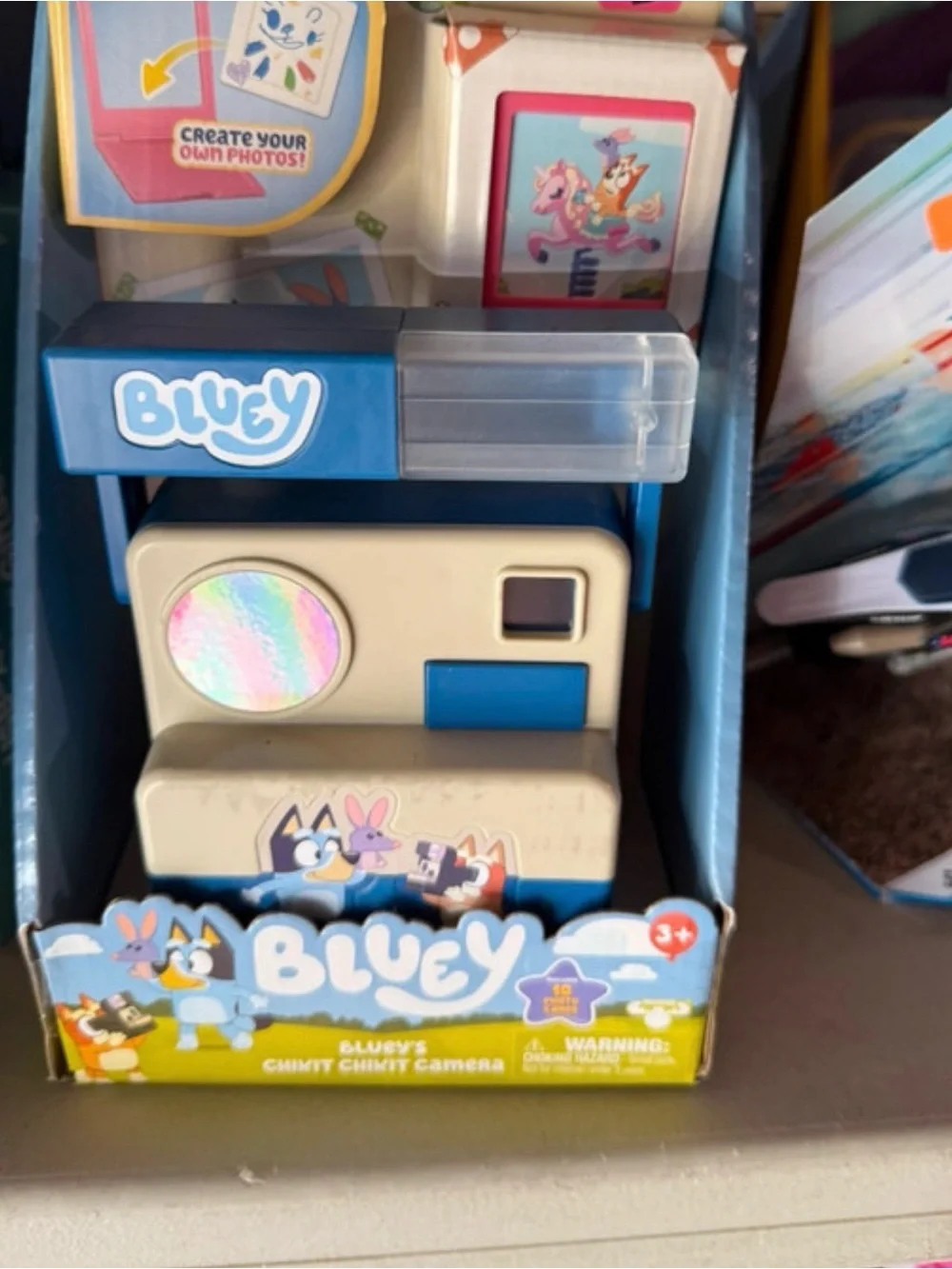 Kids Toy Camera - Blue and Cream